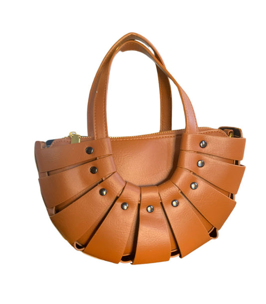 Leather Basket Purse